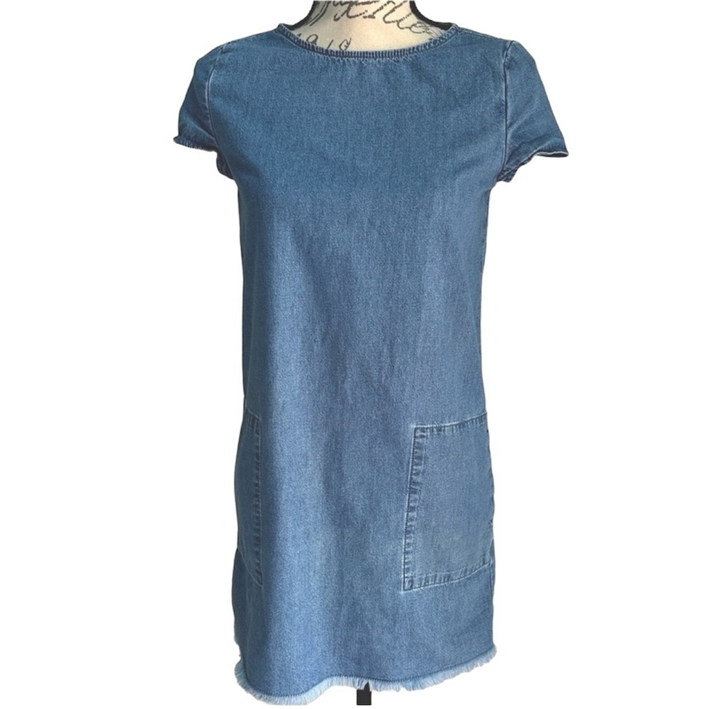 Denim Dress with Pockets size small